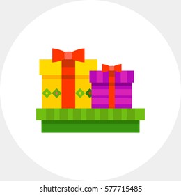 Present Boxes Icon