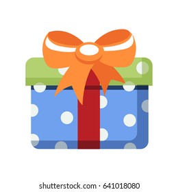 present flat icon