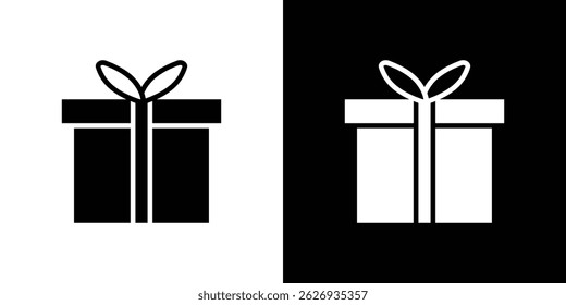Conceito de ícone de caixa de presente presente, ilustração de vetor