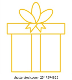 Present gift box icons. Gift and Surprise. Gift box icon set. Christmas gift icon. Box Tied with Ribbon and Decorated. Vector illustration