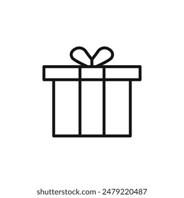 Present Gift Icon Perfect for Celebrations and Occasions