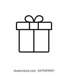 Present Gift Icon Perfect for Celebrations and Giving