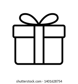 present - gift icon vector design template