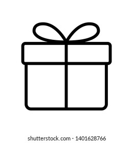 present - gift icon vector design template