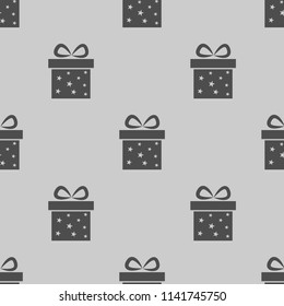 present gift icon vector illustration, can be used for web and design seamless pattern