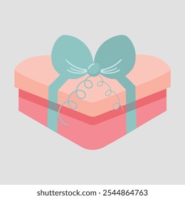 Icono de Present. Conjunto de iconos de caja de regalo. Estilo plano. Vector
