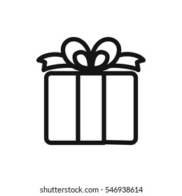 present icon illustration isolated vector sign symbol