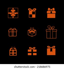 present icon set