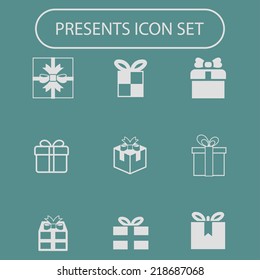 present icon set