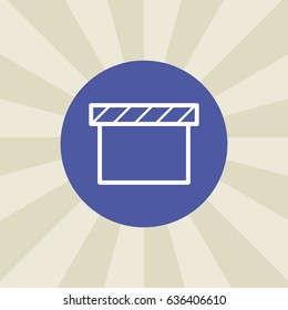 present. icon. sign design. background