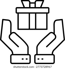 Present Icon Vector Element line icon design vector icons