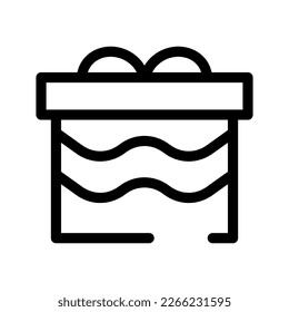 Present Icon Vector Symbol Design Illustration
