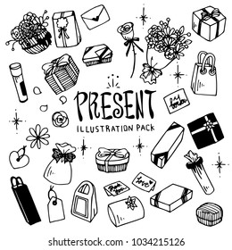 Present Illustration Pack