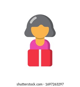 Present with love Mother day Icon, Logo, Vector
