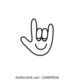 present love on hand symbols.