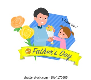 Present for loved ones_Daughter give to father