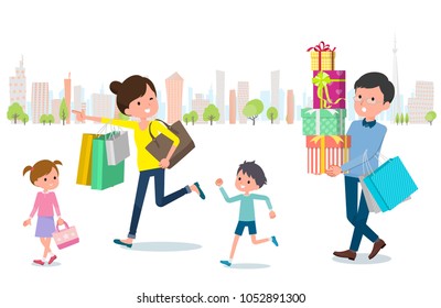 Present for loved ones_Shopping with family