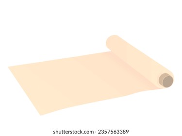 Present paper roll. vector illustration