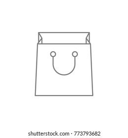 Present shopping bag icon. Web element. Premium quality graphic design. Signs symbols collection, simple icon for websites, web design, mobile app, info graphics on white background