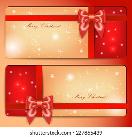 Present with silk ribbon and bow