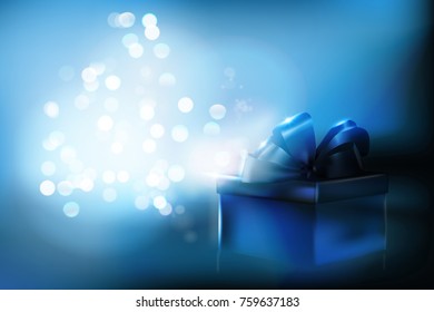 The present for special occasion. Vector illustration.