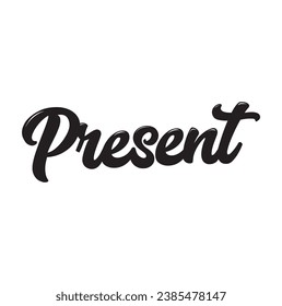 present text on white background.