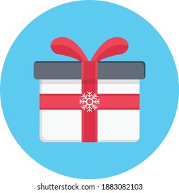 present vector colour flat icon