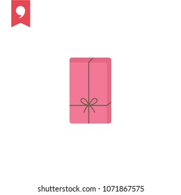 Present vector icon, gift symbol