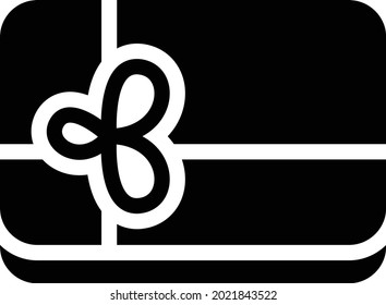 present vector illustration isolated on a transparent background . glyph vector icons for concept or web graphics.
