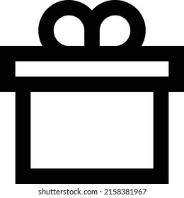 Present Vector illustration on a transparent background.Premium quality symmbols.Stroke vector icon for concept and graphic design.