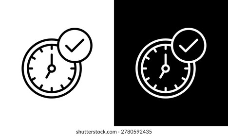 Present White Icon Set Design