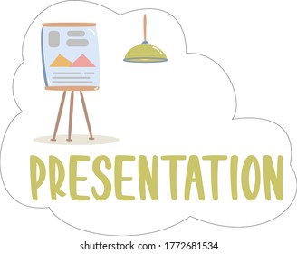 Presentation Allday stickers. Digital stickers