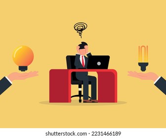 Presentation of alternative ideas. the option for business people who are worried and can't figure it out.