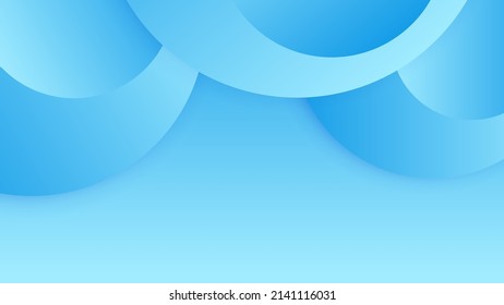 Presentation background blue design with abstract geometrics shapes decoration. Vector illustration for technology, game design, business or corporate needs