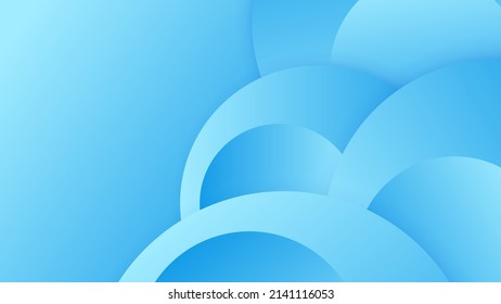 Presentation background blue design with abstract geometrics shapes decoration. Vector illustration for technology, game design, business or corporate needs