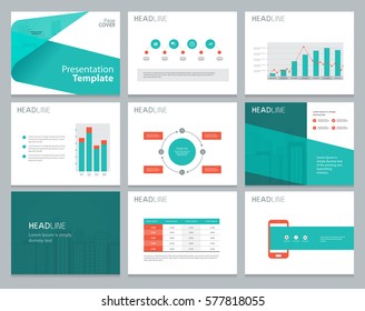 presentation background design template with infographic elements design for brochure, Annual report, book with cover background design