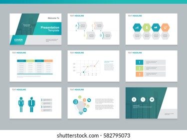 presentation background design template with infographic elements design for brochure, Annual report,and book .with cover background design template