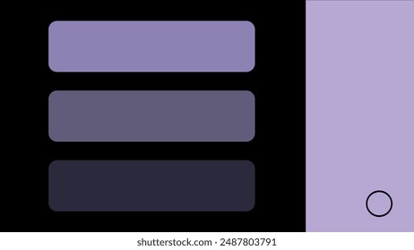 Presentation background lilac and black color. Stylish solution for designers, creating layouts, presentations, commercial proposals, banners, mockups, brand books