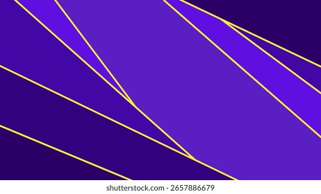 The presentation background with a technology innovation theme with a dynamic diagonal motif gives a progressive and sharp impression.