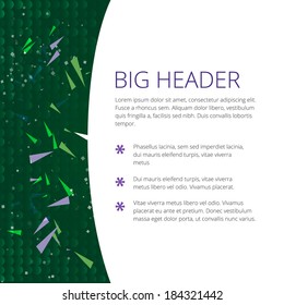 Presentation background template