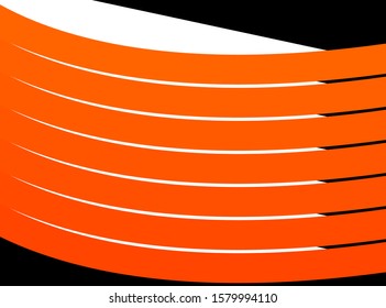 Presentation background vector illustration with lush lava color gradient.