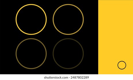 Presentation background yellow and black color. Stylish solution for designers, creating layouts, presentations, commercial proposals, banners, mockups, brand books