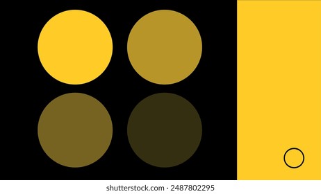 Presentation background yellow and black color. Stylish solution for designers, creating layouts, presentations, commercial proposals, banners, mockups, brand books