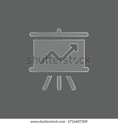 Presentation Board Business Chart Icon