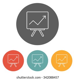 presentation board icon