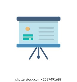 Presentation Board Icon for Academic Resources