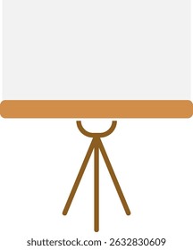 Icono del tablero de presentación. formación empresarial. símbolo de actividad empresarial. Símbolos de entrenamiento y aprendizaje. concepto de oficina 