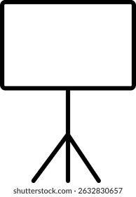 Presentation board icon. business training.  business activity symbol. Training and learning symbols. office room concept 