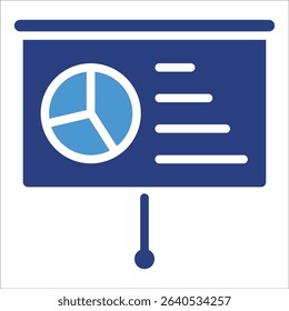 Presentation Board Icon Element For Design