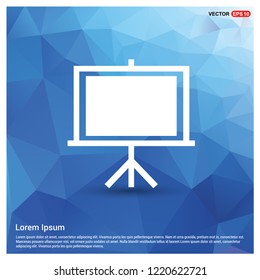 Presentation board icon - Free vector icon